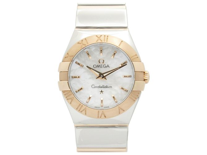 Omega Constellation Au750 Stainless Steel White Metal ref.2545003 ...
