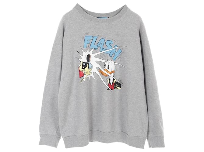 Felpa in cotone GUCCI × Disney Multicolore Grigio