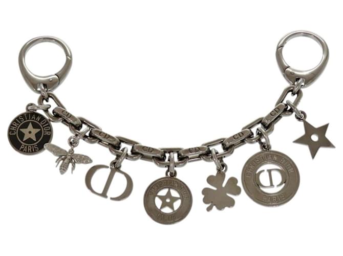 Christian Dior 30 Montaigne Gunmetal Handbag Charm Metallic ref
