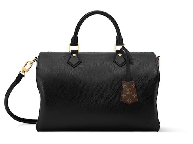 Louis Vuitton LV Speedy Soft 30 new Black Leather ref.2549095