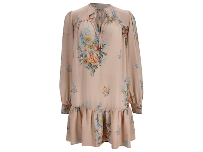 knee length dresses for ladies Alexander McQueen Cream Floral Embroidered Sleeveless Mini Dress Size –  Sellier