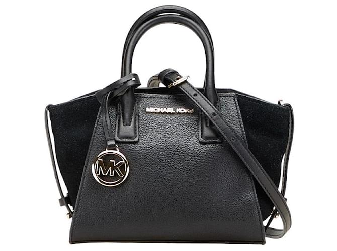 Michael Kors 2wayバッグ Michael Kors Leather 2way Handbag Black ref.JC2556422 (Sold