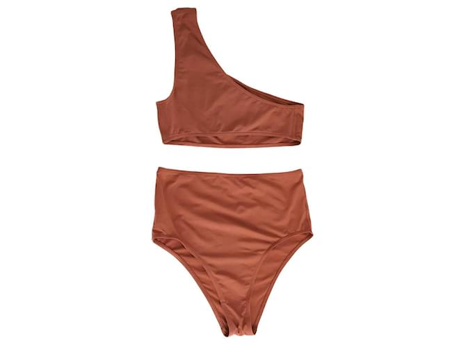 Maillot De Bain 2 Pièces Eres Marron Taille 38/40 - Occasion Très Bon état - Marque De Luxe - Pour La Plage Ou Piscine