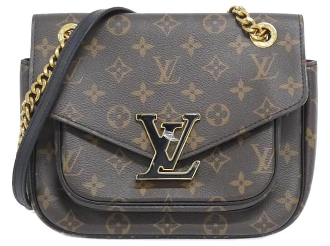 Louis Vuitton Monogram Passy M45592 Shoulder Bag Brown Cloth ref