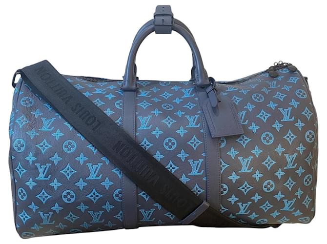 Louis Vuitton ボストンバッグ ネイビー LOUIS VUITTON（ボストンバッグ ・ ブルー・ネイビー/青色系）のフリマ
