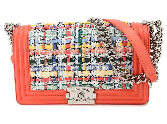 Chanel Boy Chanel Chain Shoulder Bag Multiple colors Leather
