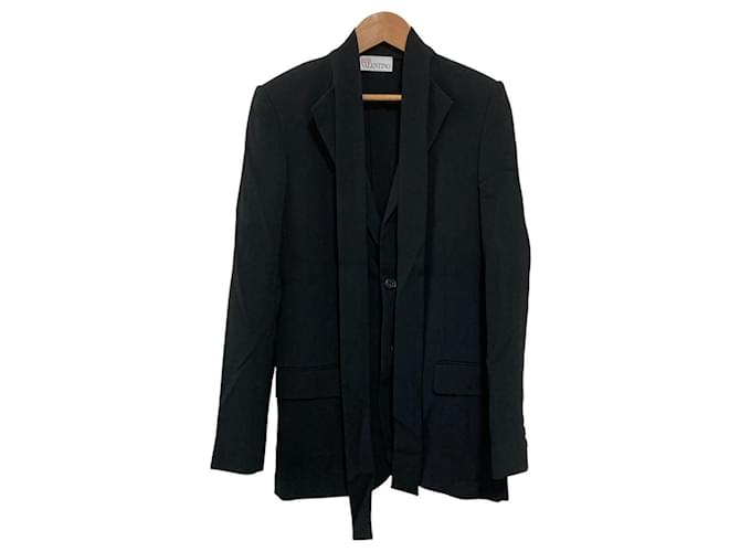 RED VALENTINO ブラックジャケット　48 RED VALENTINO ブラックジャケット 48 RED VALENTINO ブラック