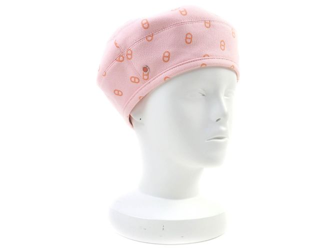 Hermès Hermes Saint Honor Cotton Beret Pink ref.2582314  display picture 3