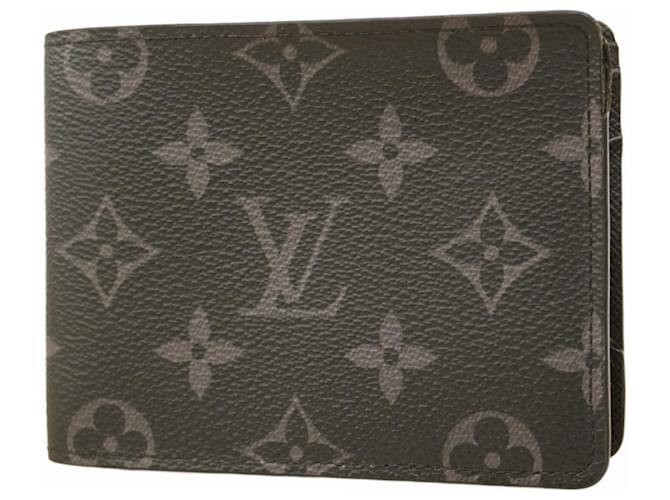 Louis Vuitton Monogram Eclipse Multiple Wallet Black