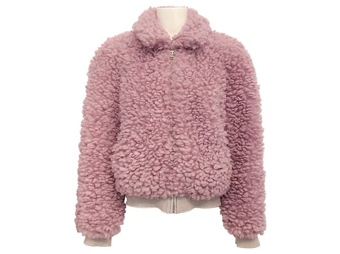 isabel-marant-pink-teddy-salvia-bomber-jacket-polyester-ref-2591030