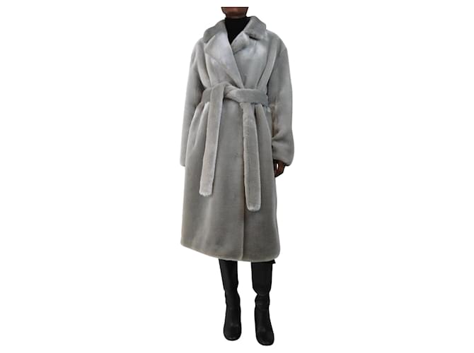 <新品未使用>Heve rever jacket coat グレー rever jacket coat white | HEVE