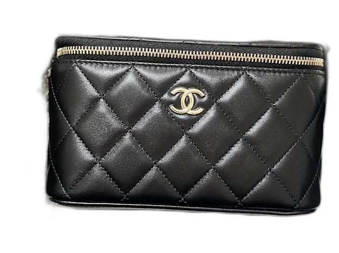 Chanel vanity top handle bag Black Leather ref.2611083 - Joli Closet