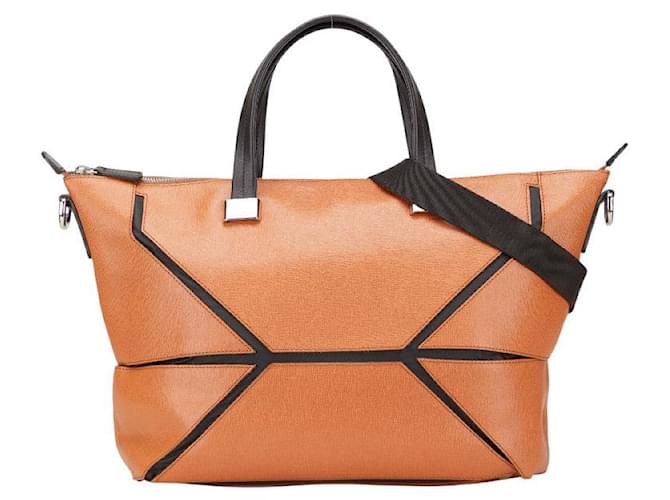 Furla Puzzle Leather 2way bag Brown ref.2613744 - Joli Closet