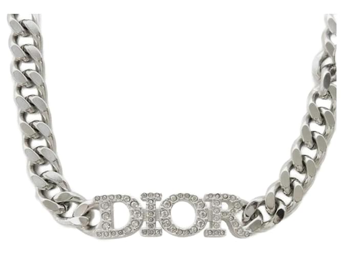 Christian Dior Dior Evolution Choker Necklace Silvery Metal ref