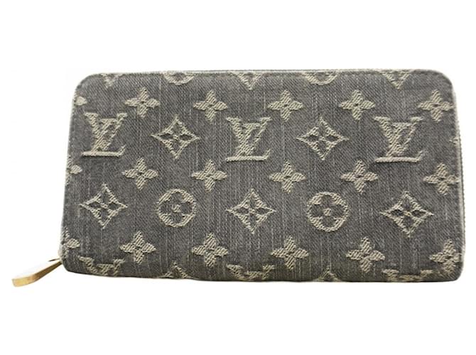 Louis Vuitton Monogram Denim Zippy Wallet Black ref.2615007 - Joli