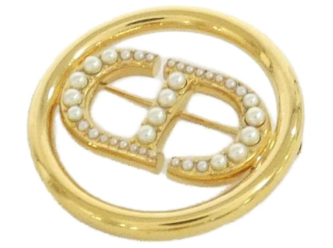 Christian Dior 30 Montaigne Brooch V1113WOMRS White Golden ref