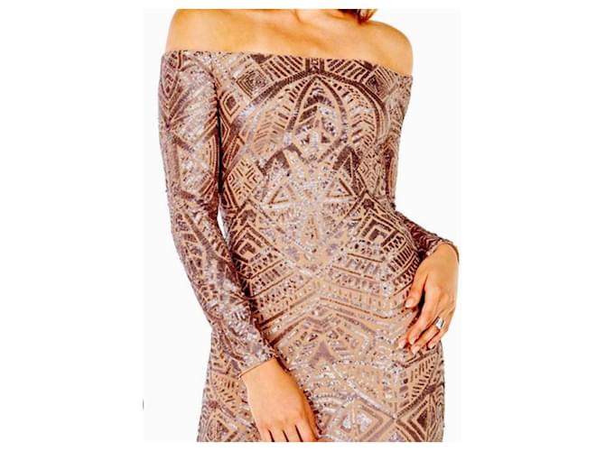 bcbgmaxazria gold dress Lame Halter Gown – BCBGMAXAZRIA main image 0