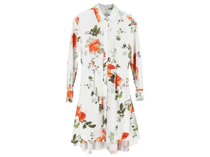 open lace back dress ERDEM SHORT SLEEVE MIDI DRESS  Lawrence Covell