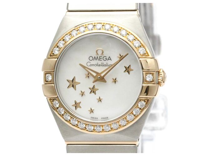 OMEGA Constellation Quartz Wristwatch in Rose Gold and Steel ref ...