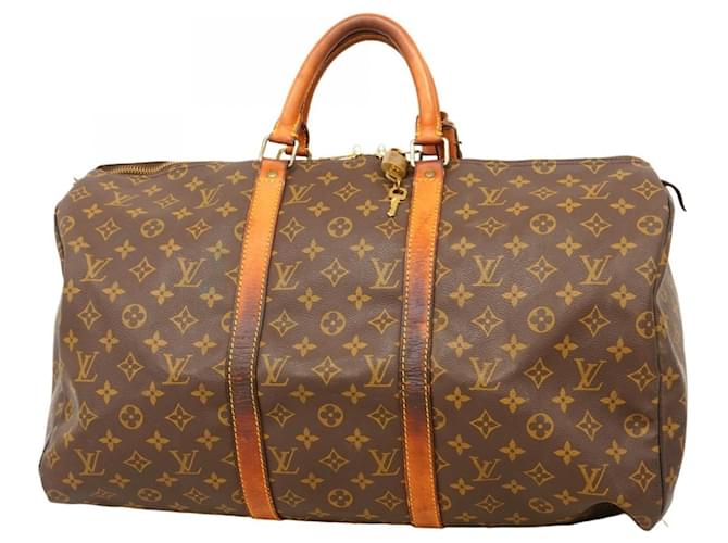 Louis Vuitton ボストンバッグ ブラウン50 Louis Vuitton Monogram Keepall 50 Boston Bag Brown ref.2644925