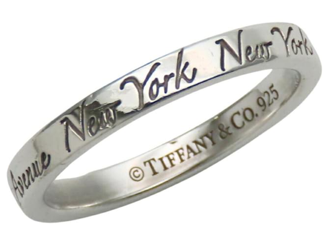 Tiffany & Co. Women's Narrow New York Ring Silvery Silver ref