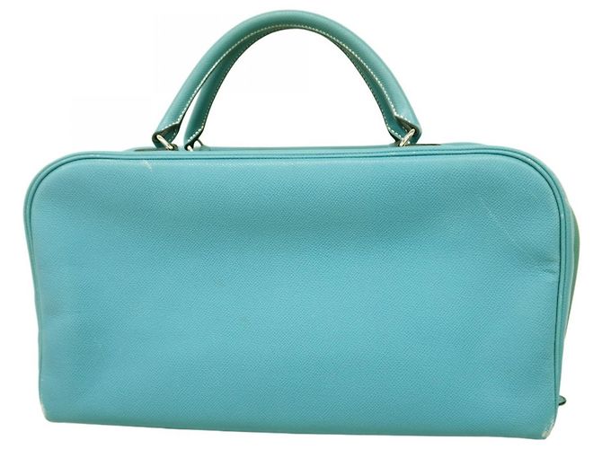 Hermès Sac Envie 36 Handbag Blue Leather ref.2646996 - Joli Closet