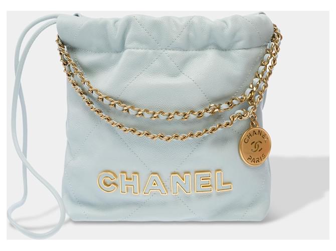 CHANEL Blue Leather Bag - 103072 ref.2647848 - Joli Closet