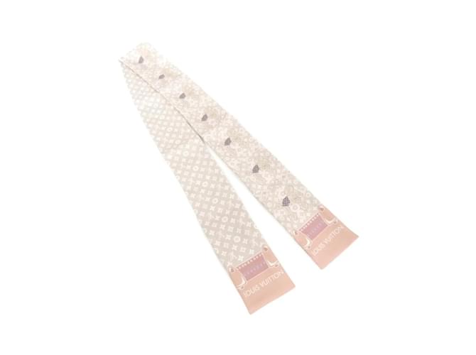 Louis Vuitton Bandeau Animal M70702 Scarf Pink Silk ref.2656655