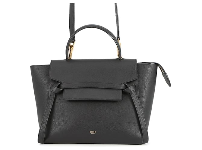 Céline Celine Black Leather Handbag ref.2678177 - Joli Closet