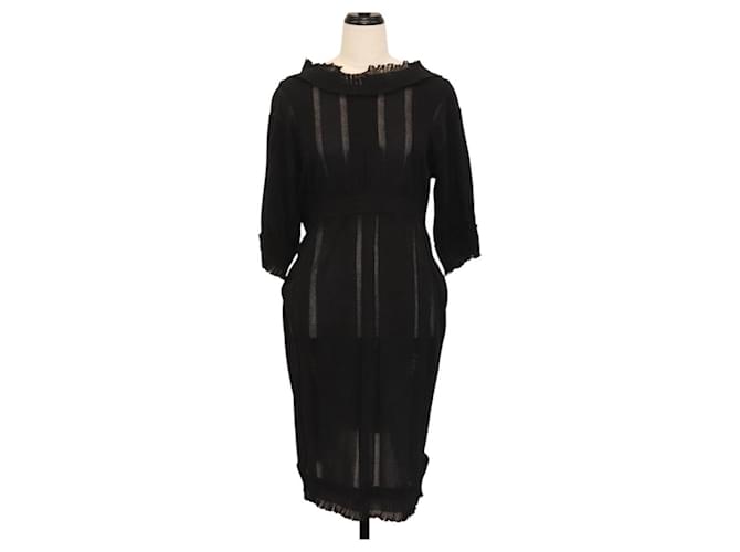 CHANEL One Piece Cotton Black CC Auth am9148 ref.2694911 - Joli Closet