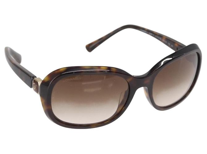 CHANEL Sunglasses plastic Brown CC Auth BA8712 ref.JC2698927  display picture 3