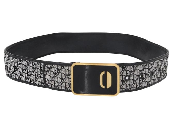 Christian Dior Trotter Canvas Belt 35.4 display picture 1