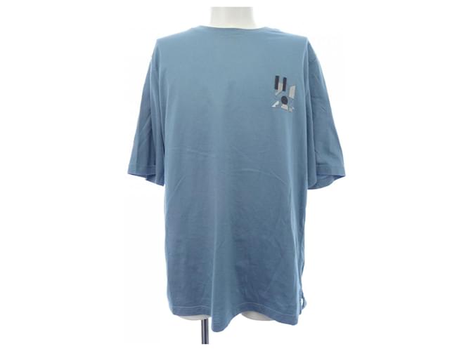 Hermès Hermes T-shirt Cotton T-shirt Blue ref.2716213 - Joli Closet