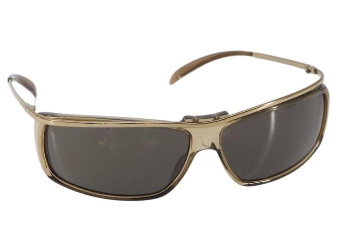 Gafas de sol GUCCI metal marrón Auth am10055 Castaño ref  display picture 2