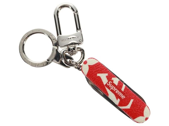 t*7様 LOUIS VUITTON & SUPREME　キーホルダー　フルセッ LOUIS VUITTON Monogram LV  ~ Supreme Key Ring Pocket Tool MP2070 LV