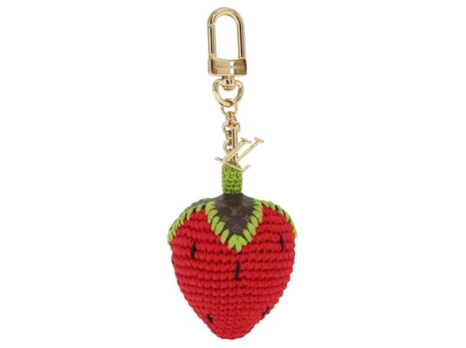 LOUIS VUITTON Bag Charm Very Licious Crochet Charm Red M02583 LV