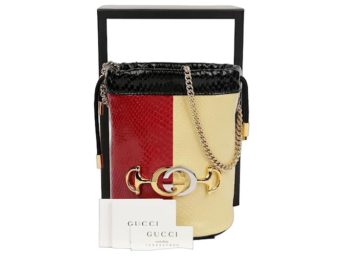 Gucci Jumi Bucket Shoulder Bag Brown Leather ref.2729310 - Joli Closet