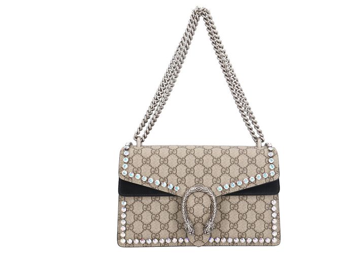 Gucci Rhinestone Gucci Rhinestone Dionysus GG Supreme Shoulder Bag (Sold) - Joli Closet