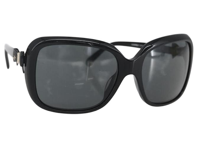 CHANEL Ribbon COCO Mark Sunglasses plastic Black 5171-A CC Auth