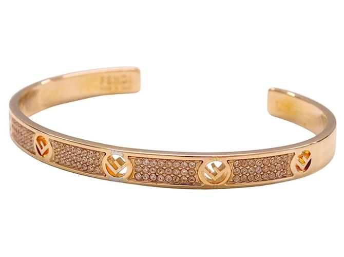 FENDI Pink Gold Charm Bracelet Golden ref.JC2765972 (Sold) - Joli