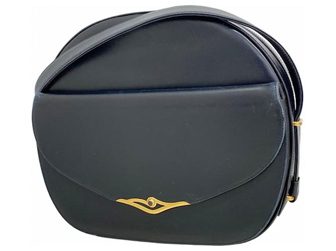 Cartier Saffiano Leather Shoulder Bag Navy blue ref.2788975 - Joli