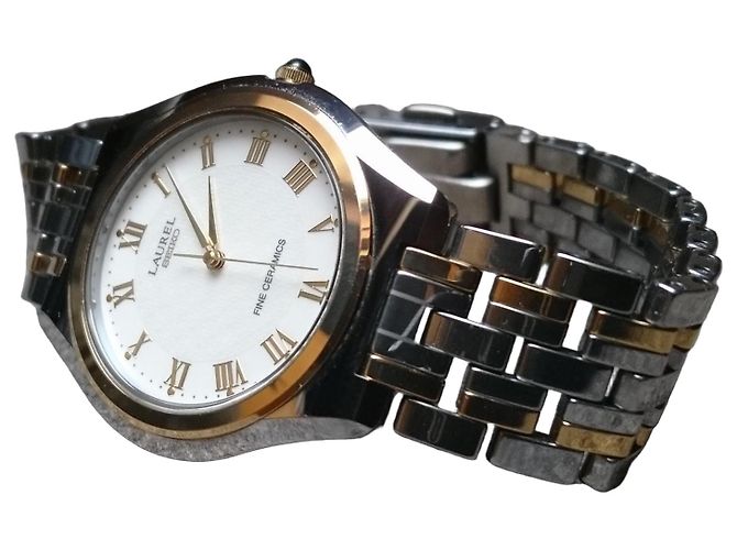 Seiko Laurel Kinetic Hybrid Automatic/Quartz Watch ref. 4M21-0B00