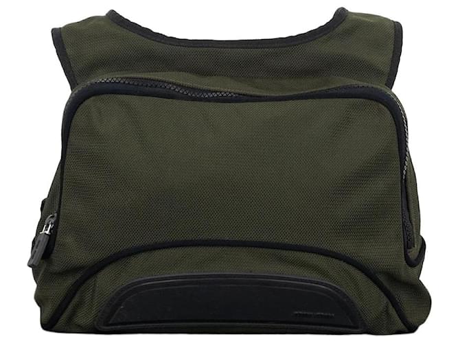 Miu Miu SS99 Tactical Sports Backpack Chest Rig Green ref