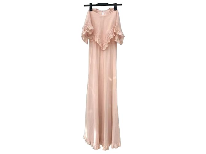 christian dior pink dress Hand-Embellished Sequin Mesh Silk Beige it features a regular Vintage 2010 Christian Dior by