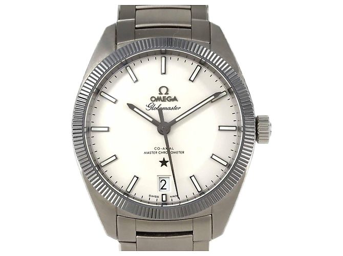 Omega Constellation Globemaster Stainless Steel Watch Silvery Metal ref ...
