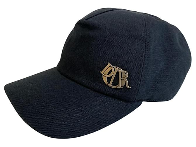 Christian Dior Women's Charm Cap Hat Black Cotton ref.JC2873193