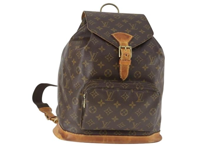 LOUIS VUITTON Monogram Montsouris GM Backpack M51135 LV Auth  display picture 2