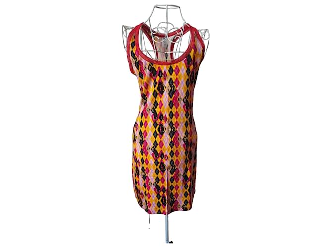 christian dior pink and yellow dress Christian Dior by John Galliano yellow and pink lace slip dress, fw 1998 For Sale at 1stDibs