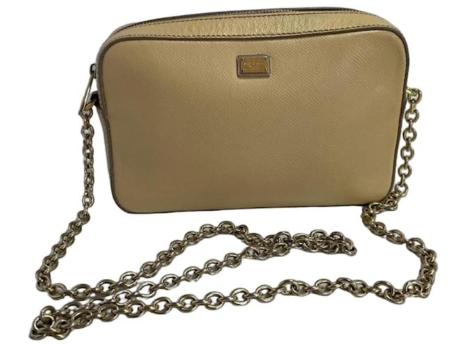 Christian Louboutin Leather Crossbody Bag Beige ref.2989685 - Joli
