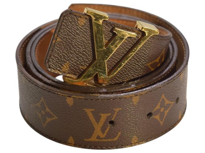 Louis Vuitton LV Initiales Belt Monogram Canvas / Leather  display picture 1